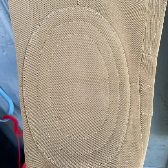 Moschino Khaki Wool Blend Riding  Trousers, size 6 - Picture 5 of 10